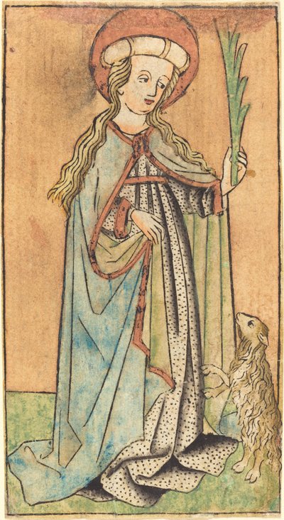 Santa Inés de German 15th Century