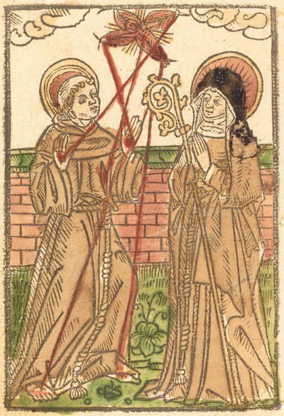 San Francisco y Santa Clara de German 15th Century