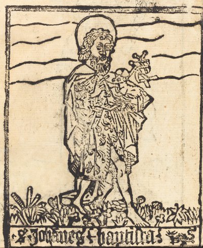 San Juan Bautista [recto] de German 15th Century