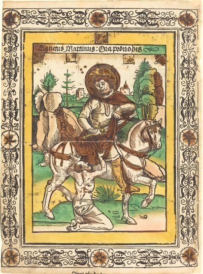 San Martín y el Mendigo de German 15th Century