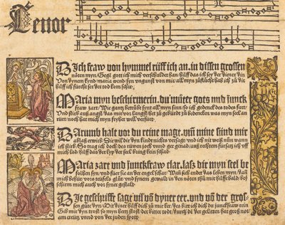 Canción a la Virgen de German 15th Century