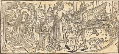 La Adoración de los Magos de German 15th Century