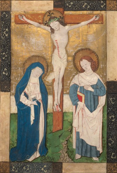 La Crucifixión de German 15th Century