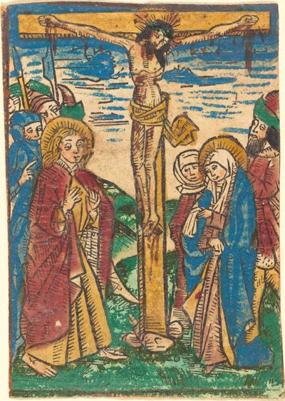 La Crucifixión de German 15th Century