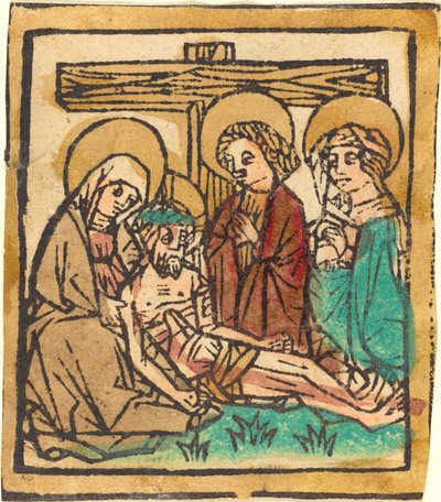 La Lamentación de German 15th Century