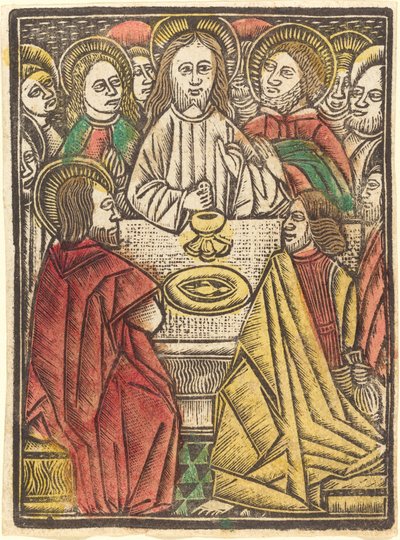 La Última Cena de German 15th Century