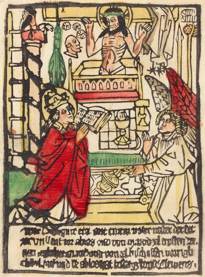 La misa de San Gregorio de German 15th Century