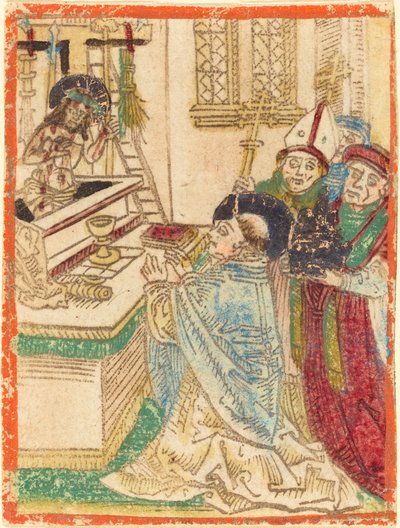 La misa de San Gregorio de German 15th Century