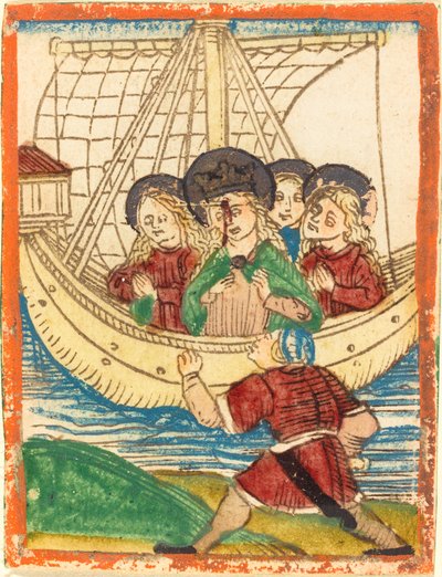 El viaje de Santa Úrsula de German 15th Century