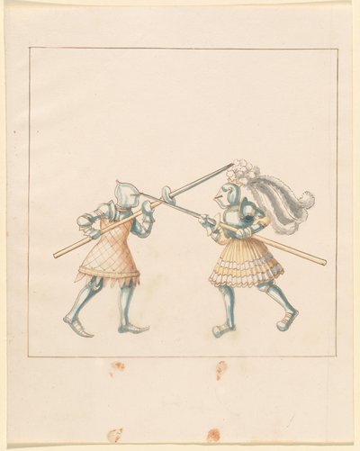 Freydal, El Libro de Justas y Torneos del Emperador Maximiliano I: Combates a Pie (Justas)(Volumen III): Lámina 149 de German 16th Century