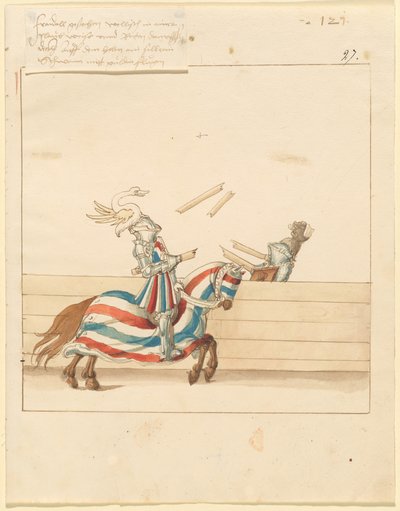 Justa de paz italiana de German 16th Century