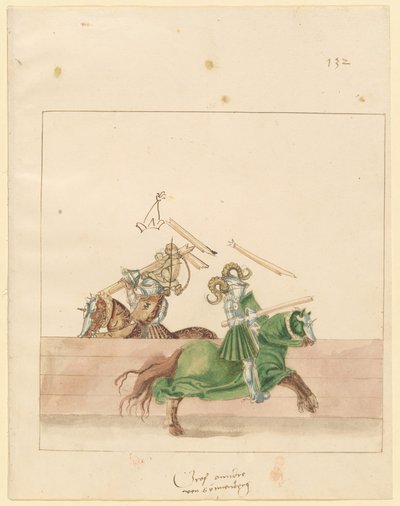 Justa de paz italiana de German 16th Century