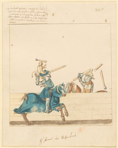 Justa de paz italiana de German 16th Century