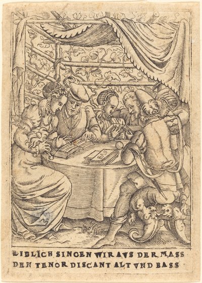 Liblich cantamos de la Misa el Tenor discant Alt y Bass de German 16th Century