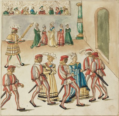 Mascarada de German 16th Century