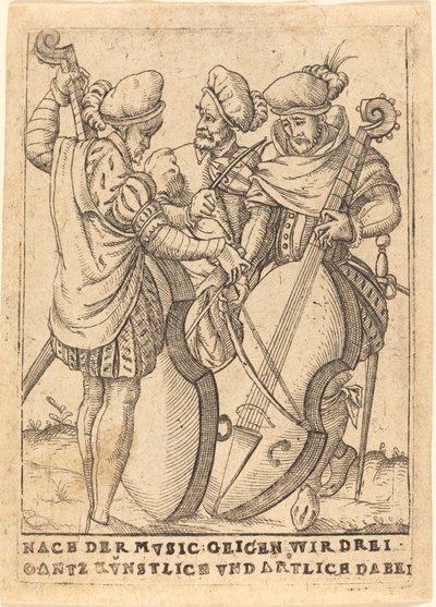 Nach der Mvsic: Geigen wir drei gantz Kvnstlice vnd artliche dabei de German 16th Century