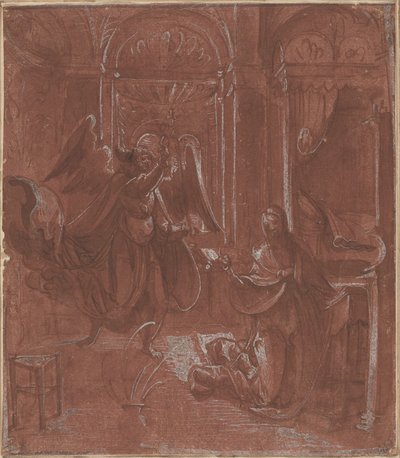 La Anunciación de German 16th Century