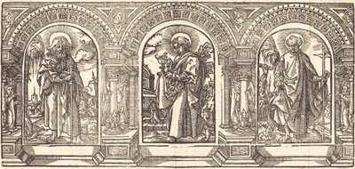 Cristo y Sus Discípulos III de German 16th Century after Martin Schongauer