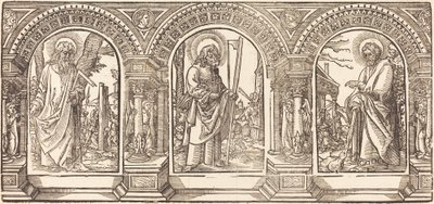 Cristo y Sus Discípulos IV de German 16th Century after Martin Schongauer