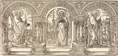 Cristo y Sus Discípulos I de German 16th Century after Martin Schongauer