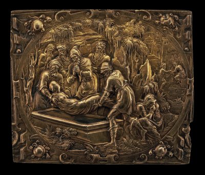 Entierro de un santo de German 17th Century