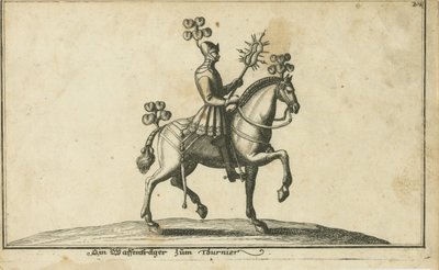 Portador de armadura para torneo de German Master