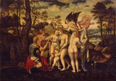 El juicio de Paris, mediados del siglo XVI de German Master