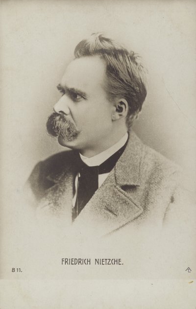 Friedrich Nietzche (1844-1900), filósofo y escritor alemán (foto en blanco y negro) de German Photographer