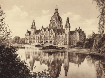 Nuevo Ayuntamiento de Hannover (fotografía en blanco y negro) de German Photographer