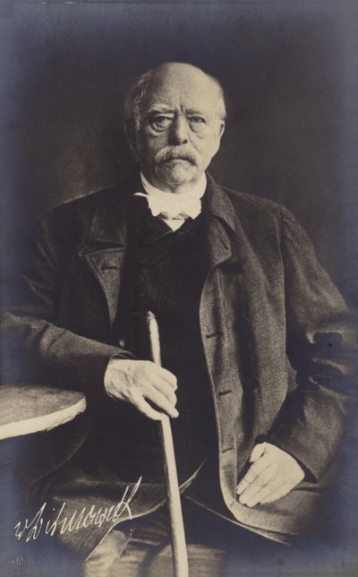 Otto von Bismarck (foto en blanco y negro) de German Photographer