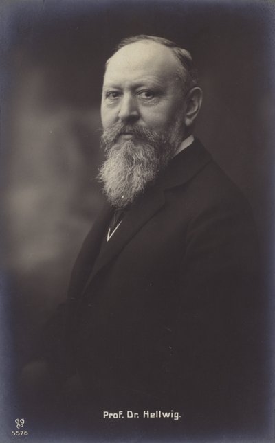 Profesor Doctor Hellwig (foto b/n) de German Photographer