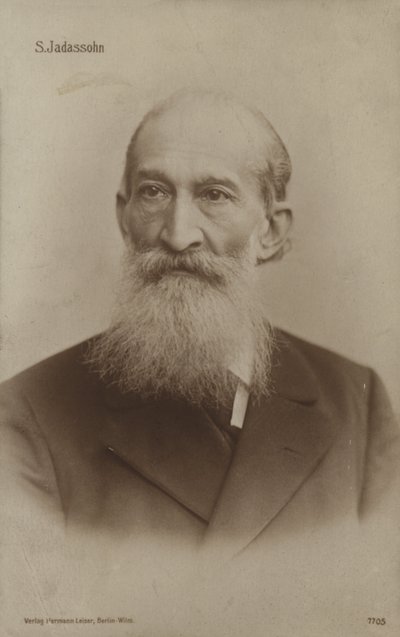 Salomon Jadassohn (foto en blanco y negro) de German Photographer
