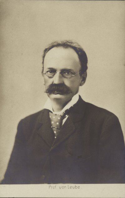 Wilhelm Olivier Leube (foto b/n) de German Photographer