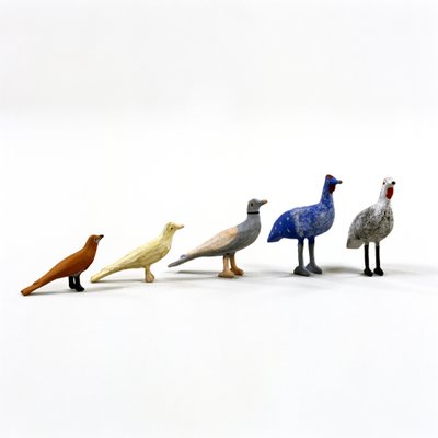 5 pájaros del arca de Noé, c.1840 de German School