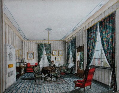 Interior de un Salón, c.1855 de German School