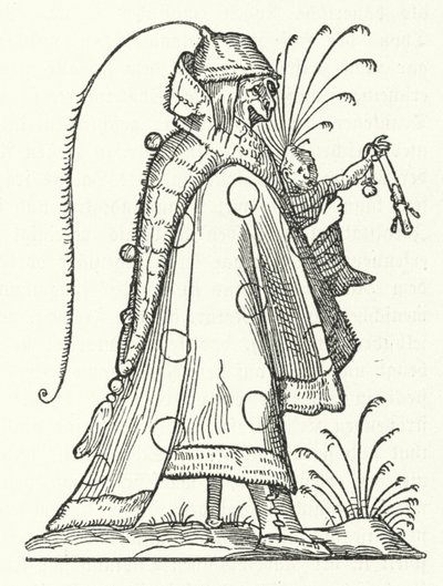 Un personaje del libro Les Songes drolatiques de Pantagruel (Los sueños cómicos de Pantagruel) de Richard Breton de German School