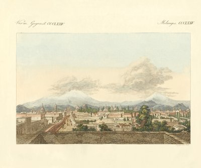 Una vista de México y de los alrededores de esa ciudad de German School