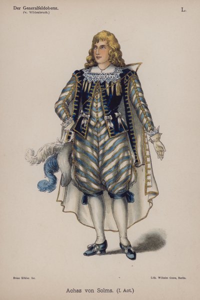 Achaz von Solms, de El Generalfeldoberst de Ernst von Wildenbruch de German School