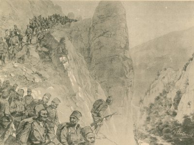Avance de la infantería bosnia-herzegovina de German School