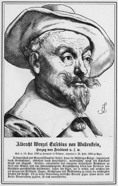 Albrecht Wenzel Eusebius von Wallenstein, Duque de Friedland de German School