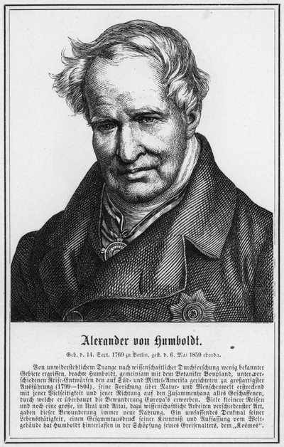 Alexander von Humboldt (grabado) de German School