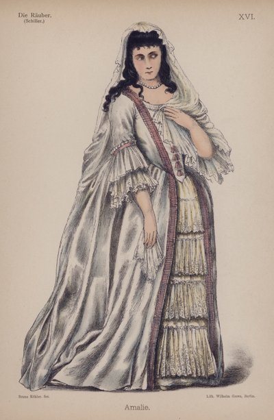 Amalie, de Die Räuber (Los bandidos) de Friedrich Schiller de German School