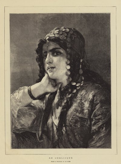 Una Odalisca de German School
