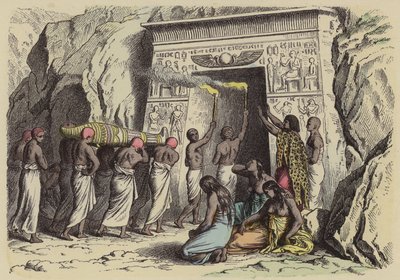 Entierro en el Antiguo Egipto de German School