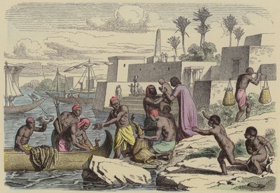 Pescadores del Antiguo Egipto de German School