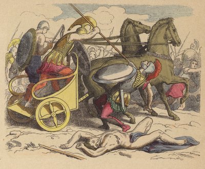 Carro de guerra griego antiguo de German School