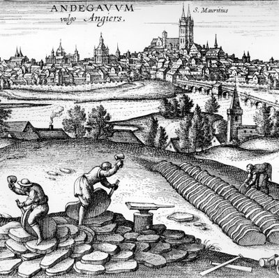 Andegavum vulgo Angiers, 1598 de German School