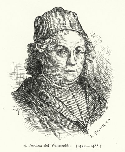 Andrea del Verrocchio, pintor, escultor y orfebre renacentista italiano de German School