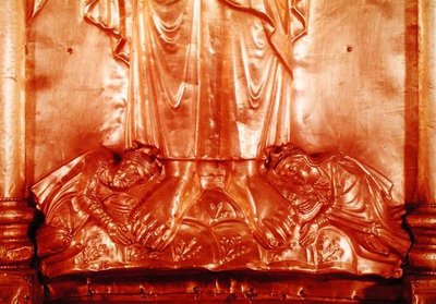 Frontal de altar que representa a Cristo el Redentor (detalle) de German School