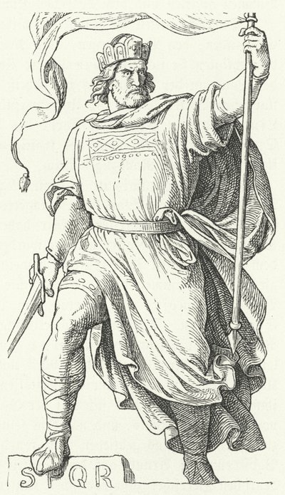 Arnulfo de Carintia, rey disputado de Italia y emperador del Sacro Imperio Romano de German School